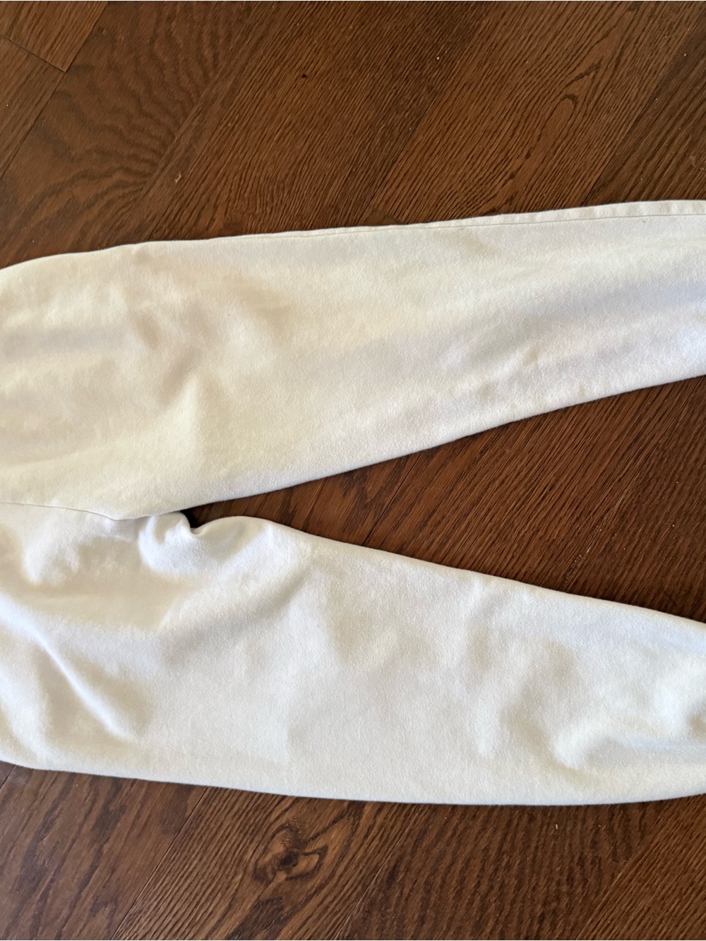 NASA White Jogger Sweatpants with Blue Drawstring - Picture 5 of 5